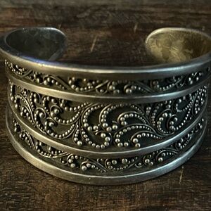 Vintage Lois Hill Sterling Silver Cuff Bracelets